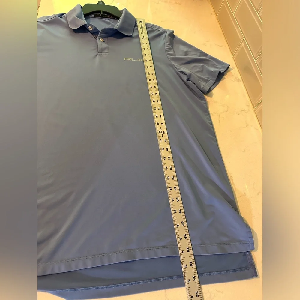 Polo Ralph Lauren RLX Golf Course Shirt‎ in Blue Size Large
